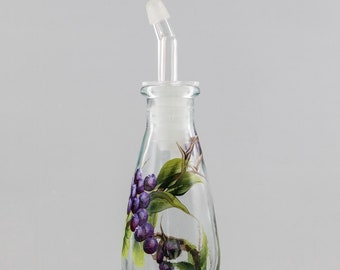 Hand-Painted Oil Bottles