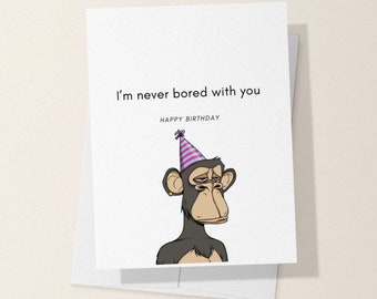 What Do You Meme?® Greeting Card - Birthday Card (Social Media Monkey) 