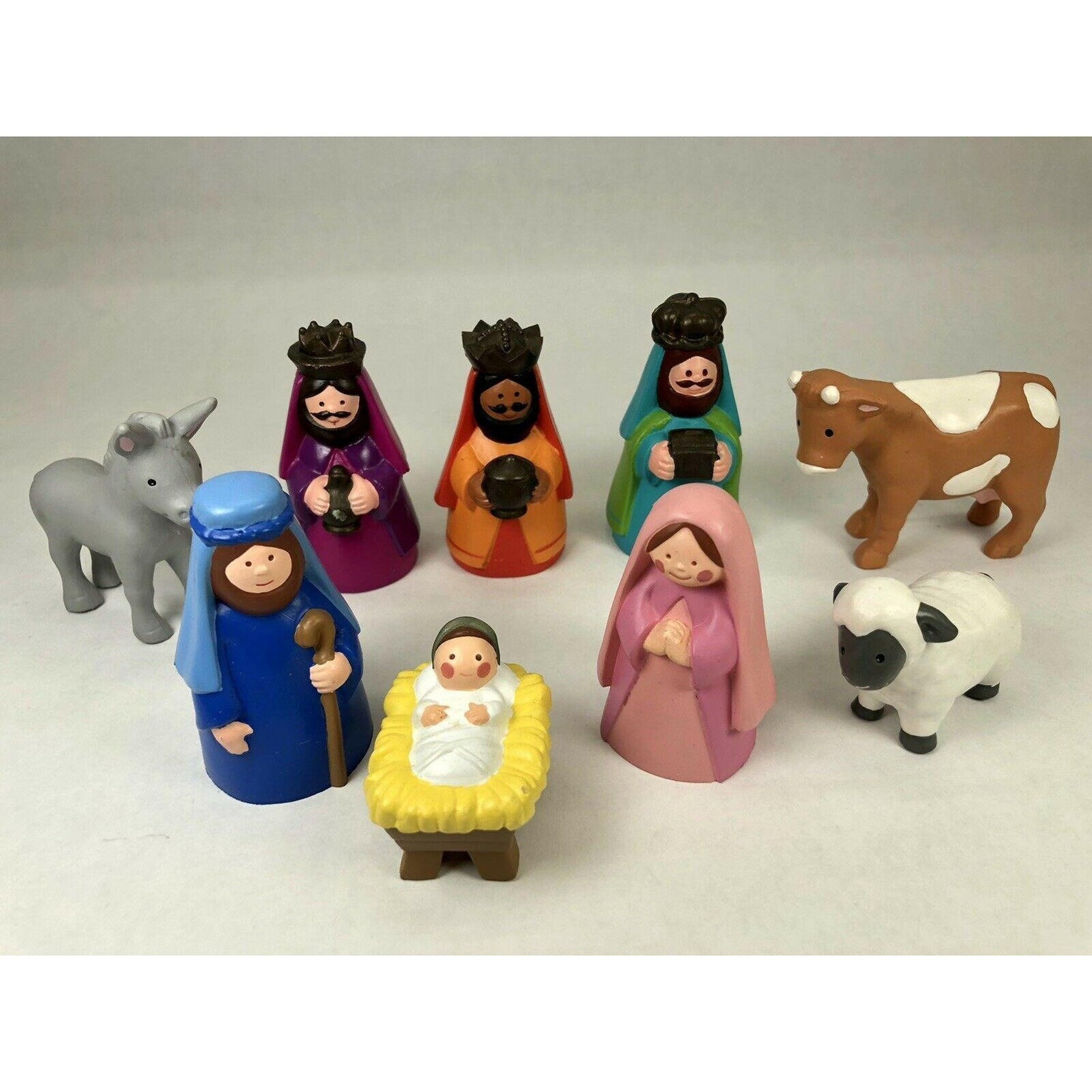 1993 Avon Kids My First Christmas White Nativity Collection 9 Etsy