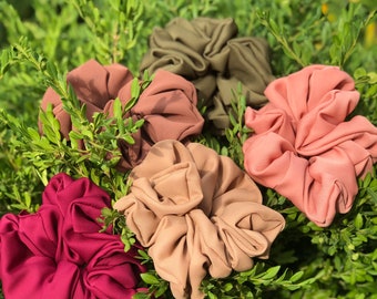 Chiffon Scrunchies | Chiffon Hairtie | Grande Scrunchies | Scrunchies | Chiffon