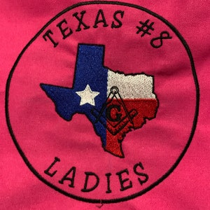 Masonic Ladies 3 Pocket Apron