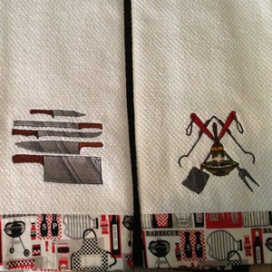 Embroidered Kitchen Towel