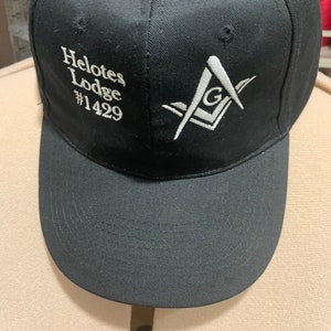 Texas Raised Master Mason Masonic Cap