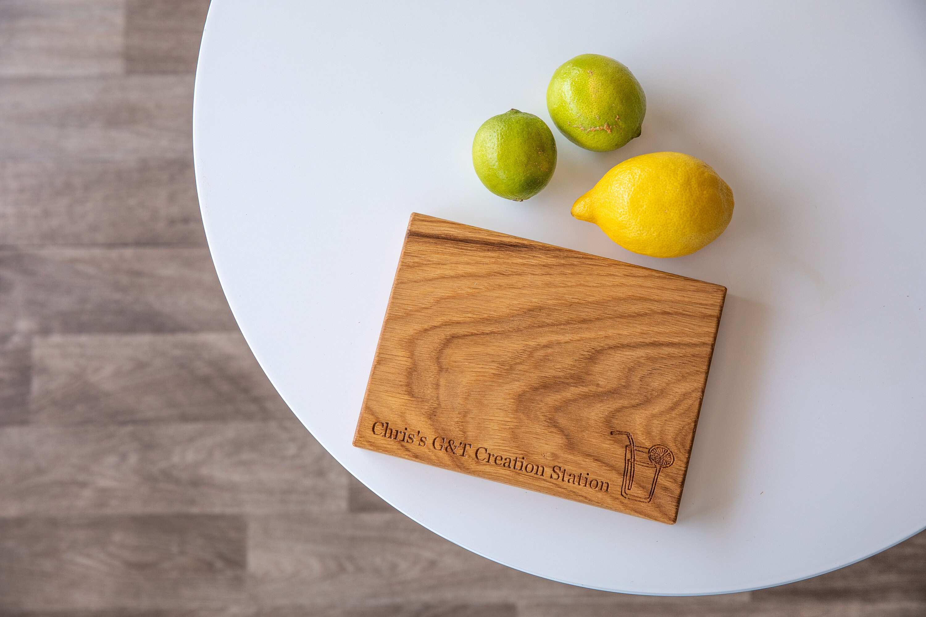 Cocktail cutting board Drinks chopping board Gin Etsy