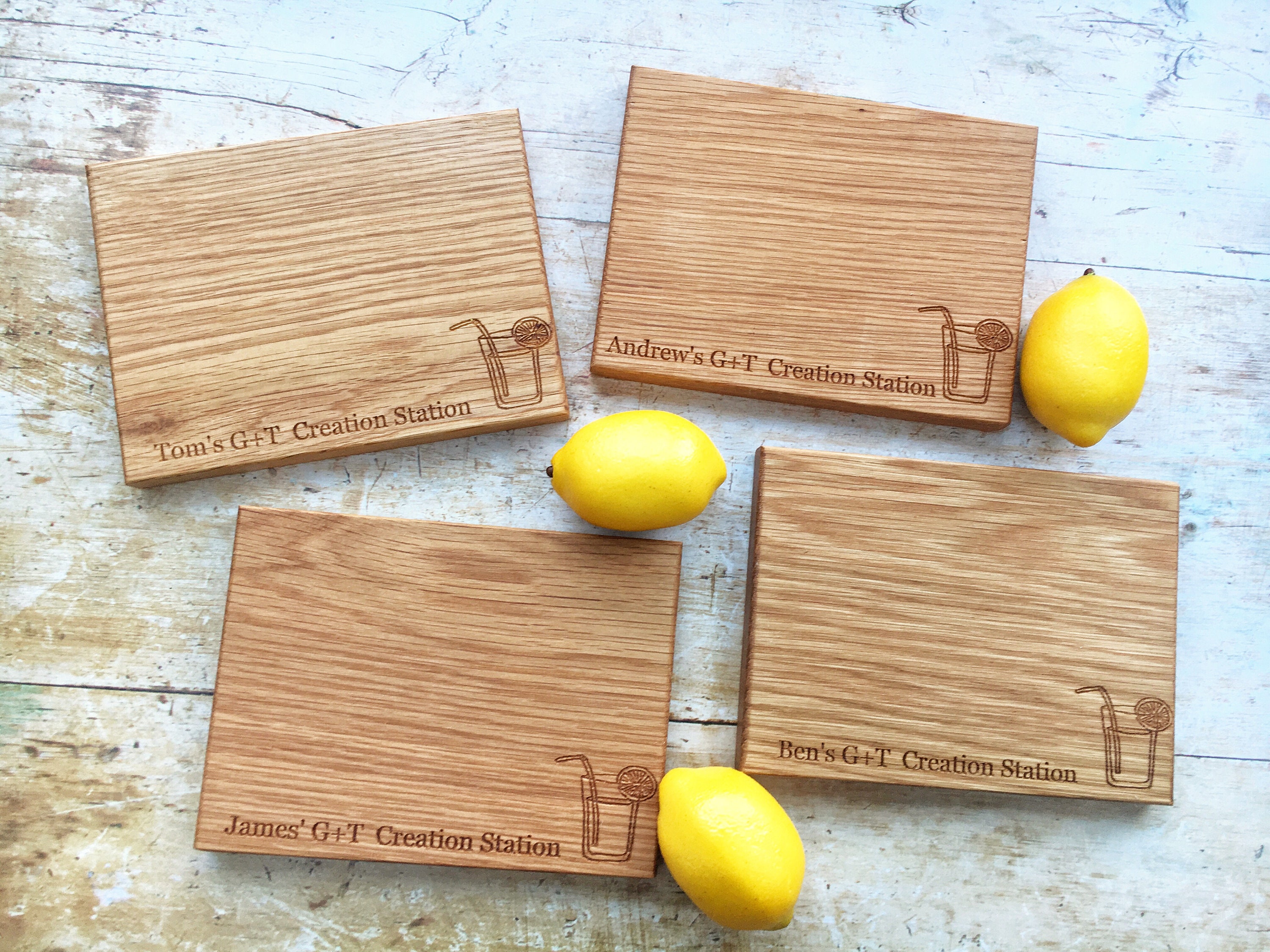 Cocktail cutting board Drinks chopping board Gin Etsy