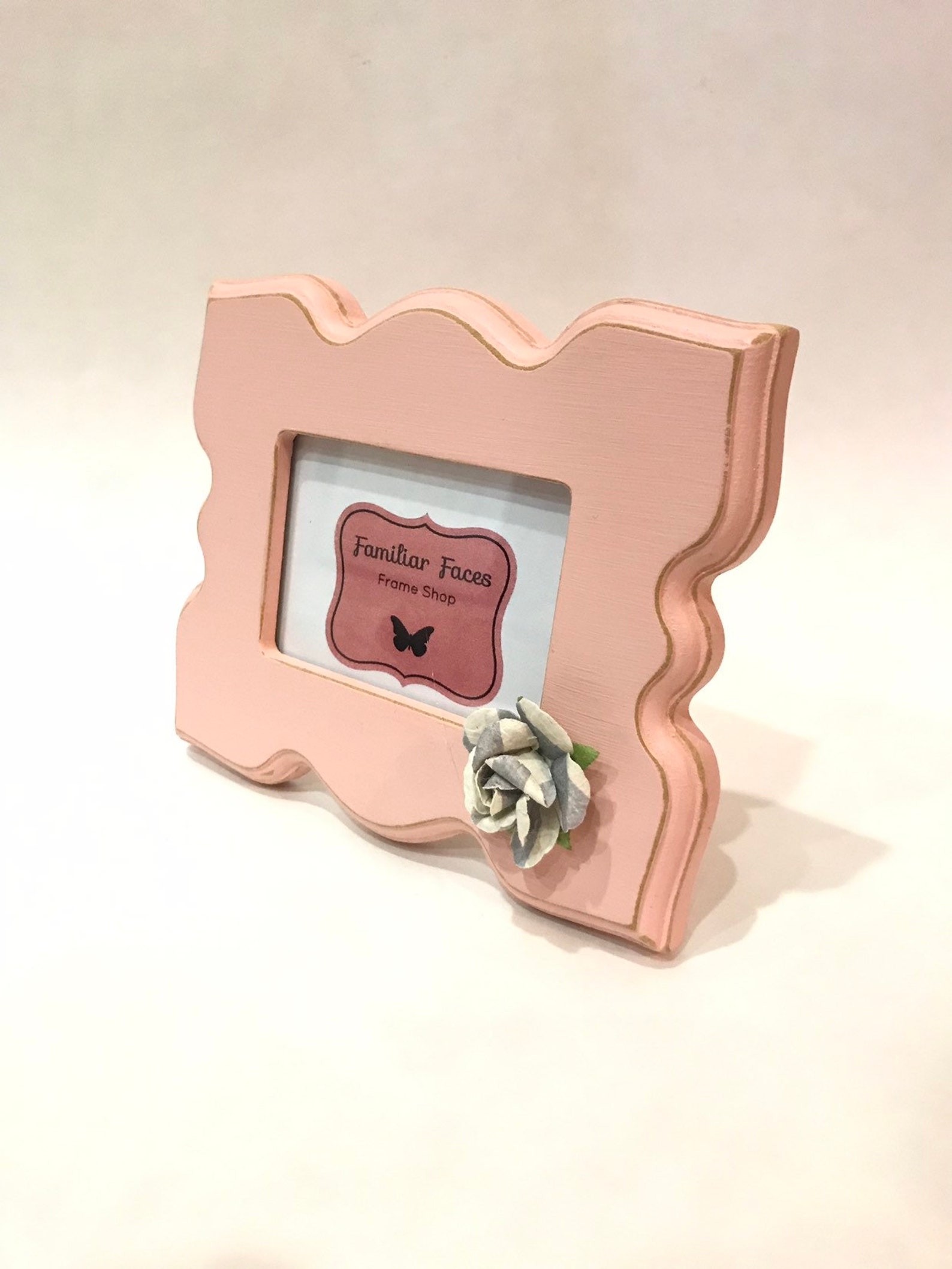 2.5x3.5 Wallet Size Picture Frame in Dusty Pink Etsy