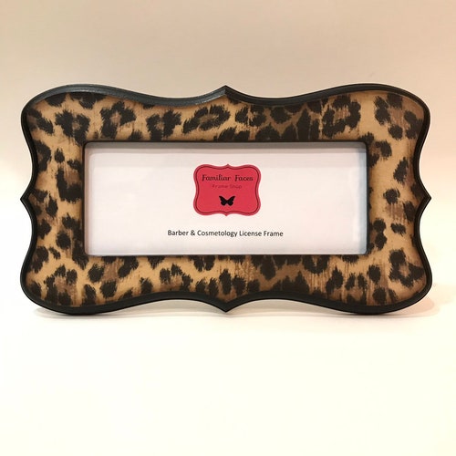 Cosmetology License Scissor Frame Etsy