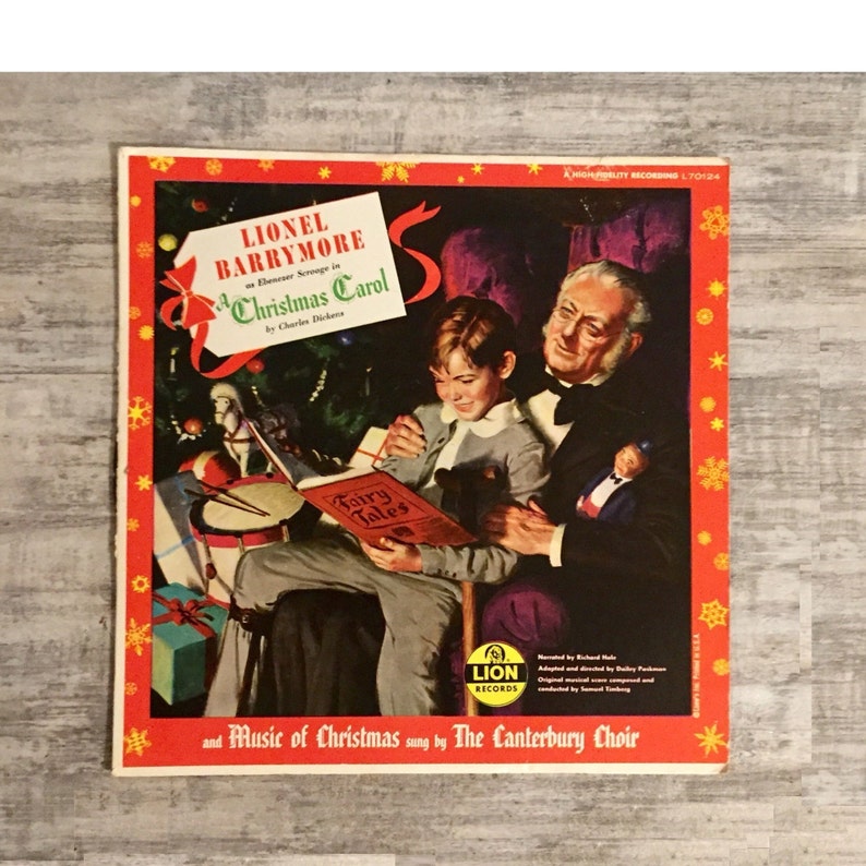 lionel barrymore christmas carol