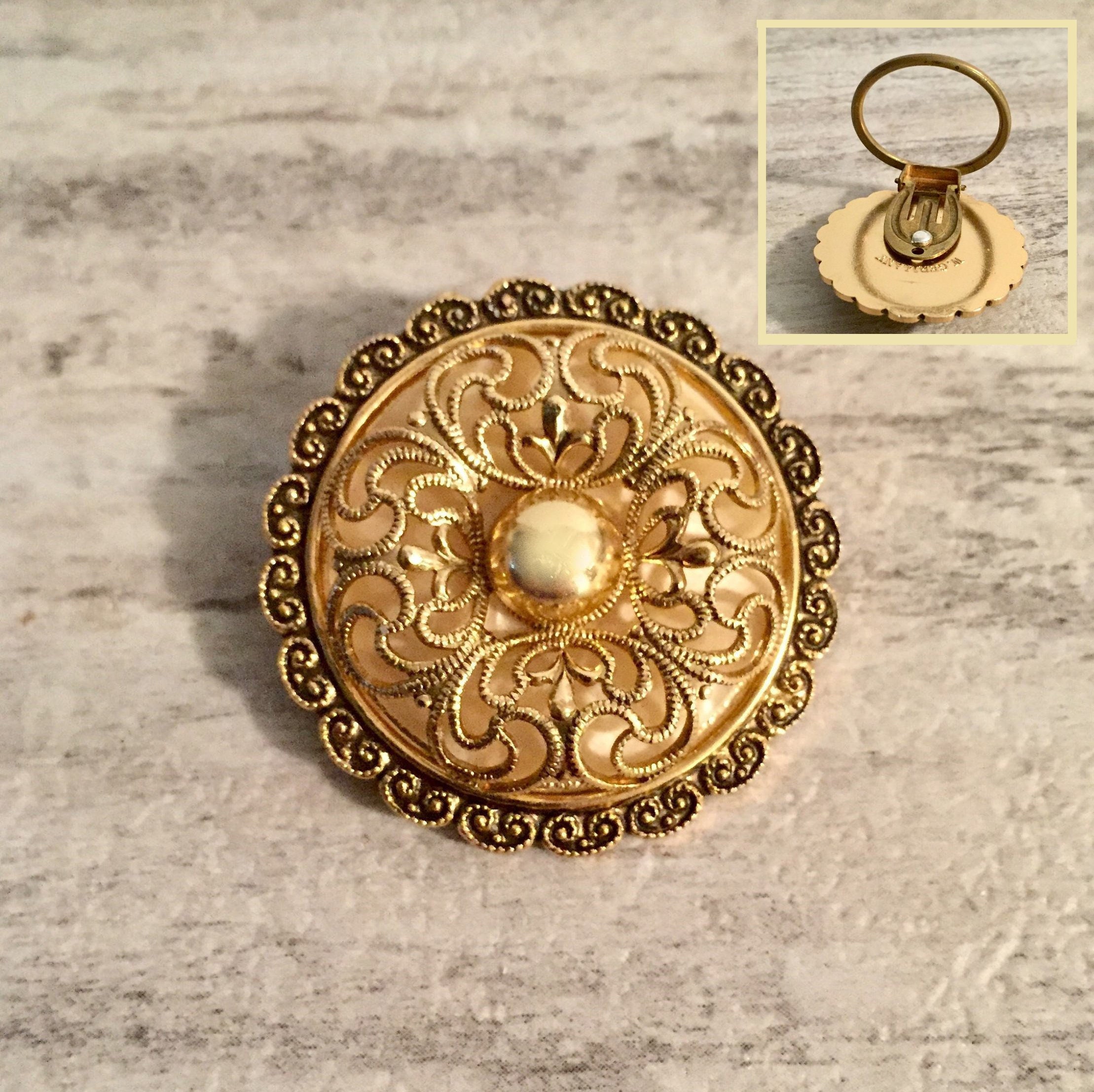 shawl clip holder