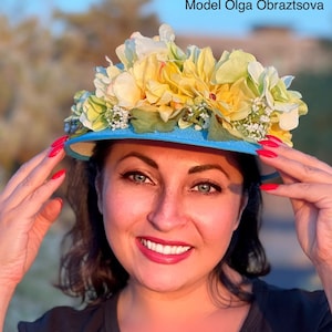 Golf visor women floral visor Golf Visor with flowers Golf Visor floral for women