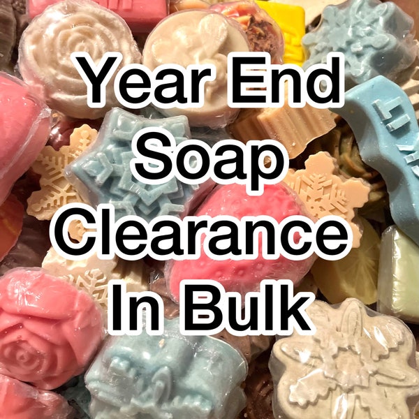 Clearance soap bulk SALE soap bulk set of 5, 10,15...25.....