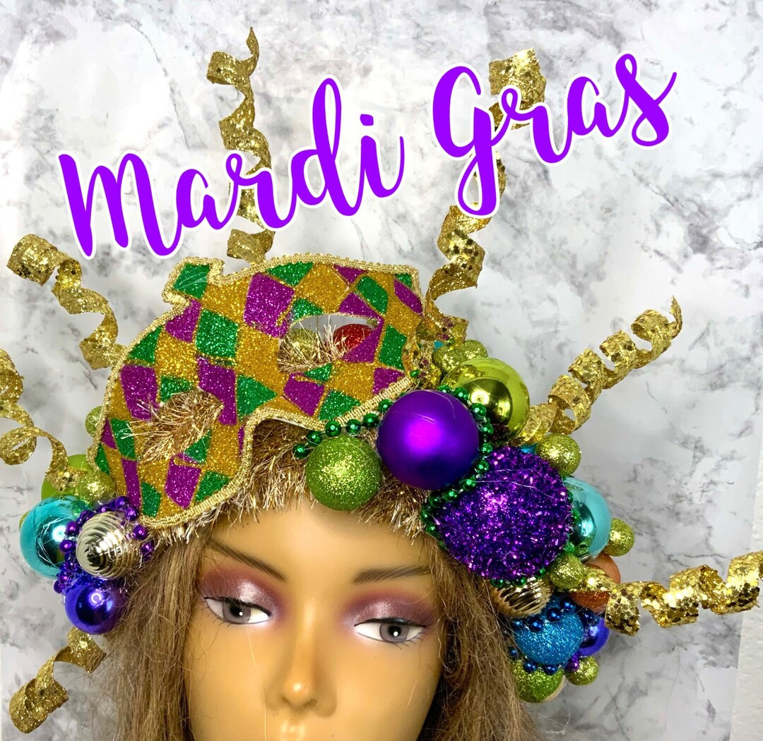 big mardi gras headpiece