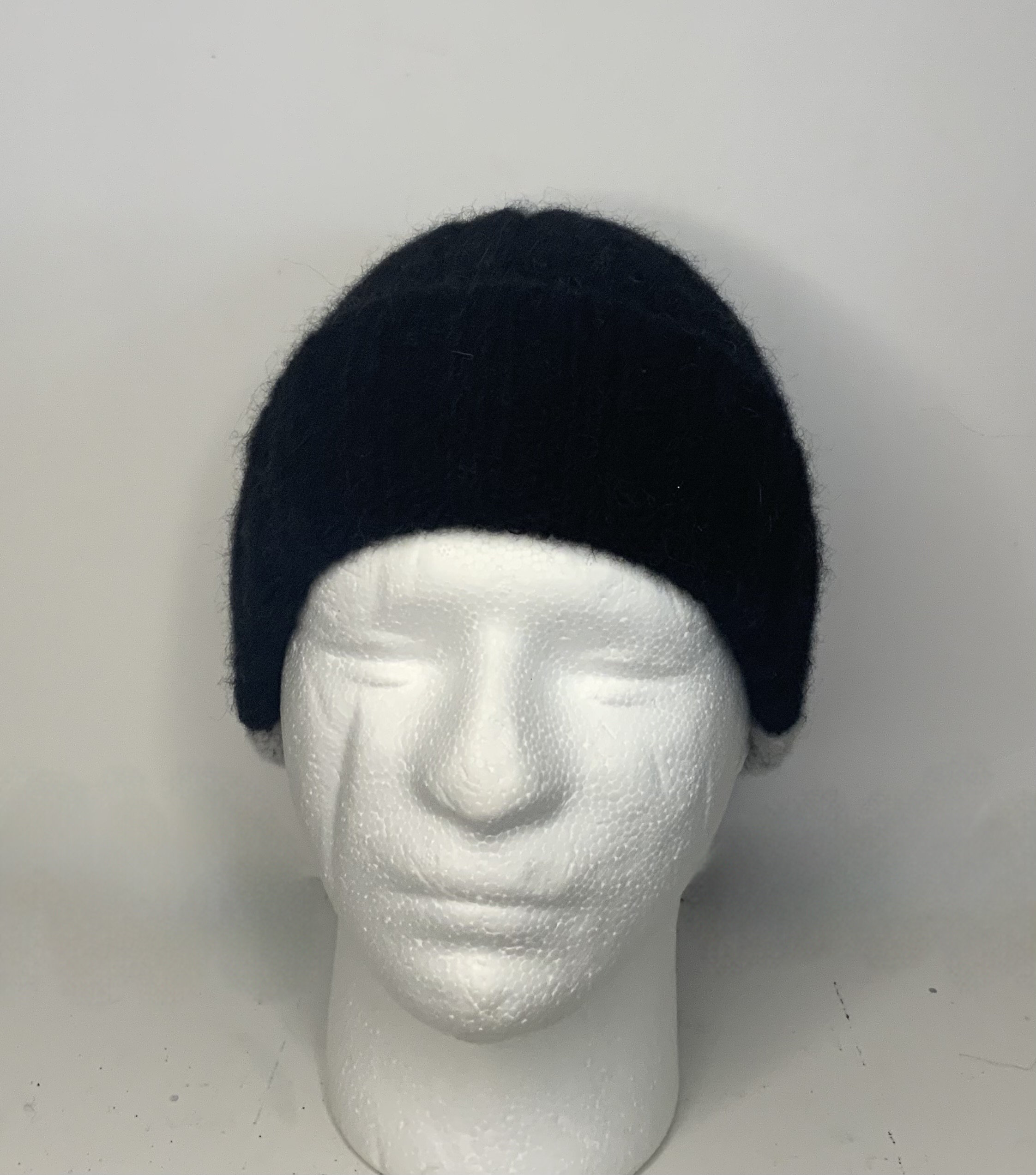 Hand Knitted Cashmere Blend Skull Cap - Winter Beanie for 