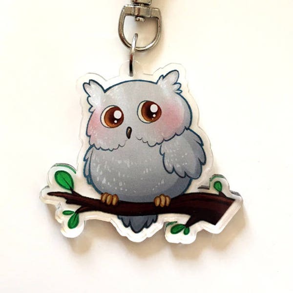 Porte-clefs / Charm "Hibou"