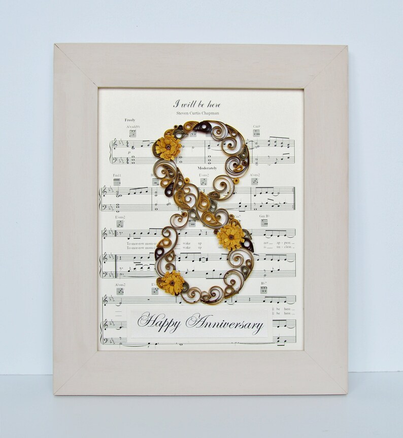 Bronze 8th anniversary gift for husband and wife Cooper Etsy