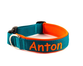 Dog collar with name/phone number