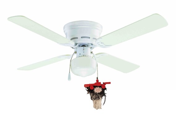 On Your Mark Get Set Go Decorative Tassel Vintage Style Wooden Red Race Car Black White Trim Plaid Checks For Lamp Window Ceiling Fan
