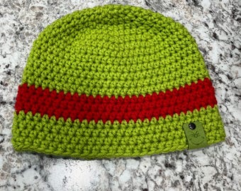 Grinch Crochet Beanie