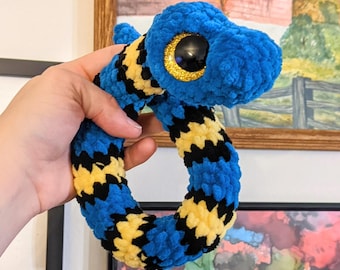 Crocheted Baby Snake Plushies – Soft Handmade Amigurumi Snakes – Year of the Snake Gift