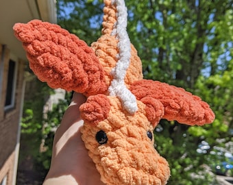 Adopt a Cute Baby Dragon | Crochet Fantasy Plush | Soft Handmade Dragon Toy | Magical Gift for Dragon Lovers | Amigurumi Ready to Ship