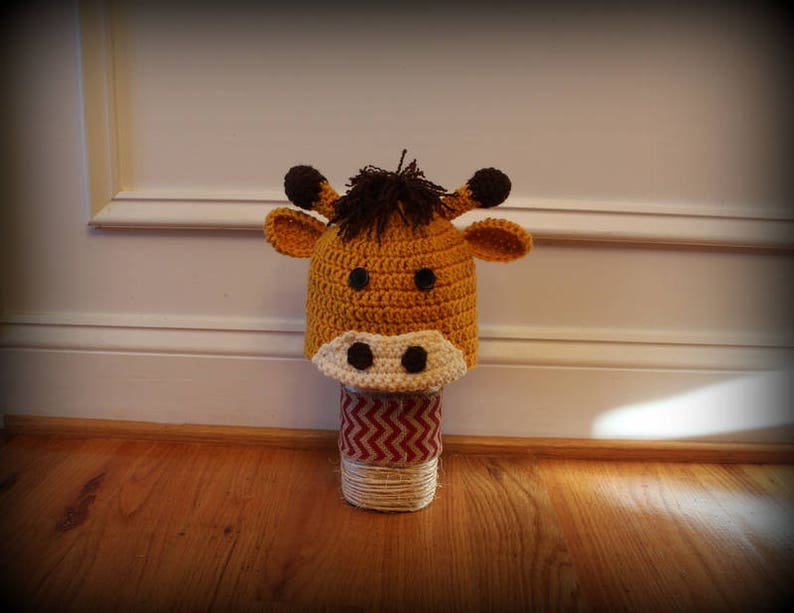 Birthday Gift Photo Prop Animal Hat Giraffe Hair Hat Giraffe Crochet Hat Giraffe Hat Winter Hat Baby Hat Warm Hat Crochet