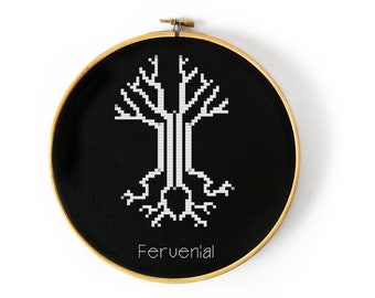 Dragon Age Astrarium Fervenial Cross Stitch Pattern