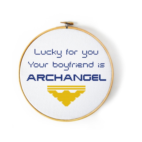 Mass Effect, sorte para você, seu namorado é o padrão de ponto cruz do arcanjo