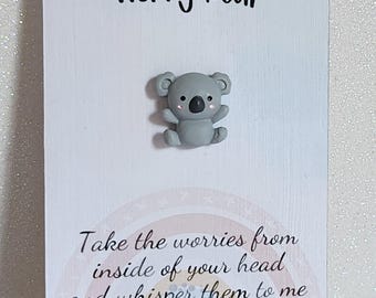 Generico Pocket Bear Hug, Handmade Little Bear Keepsake, 2.17x2.17x0.98 Inches Lightweight Portable Uplifting Good Luck Animal Gift for Men, Women, Friends, Adults, Kids, Comfort and Care Token