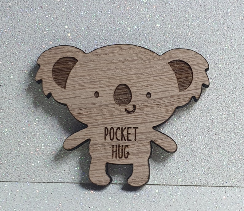 Personalised Ickle Pocket Koala Bear Hug Etsy