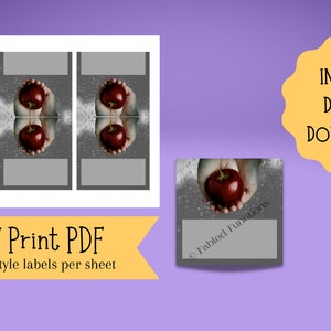 Twilight: Food Party Labels, Instant Digital Download