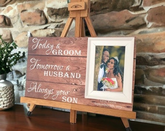 Wedding Day Gift For Mum And Dad - To The Mother Of The Groom Gift - Mum On Wedding Day - Wedding Day Thank You Gift For Parents Of Groom