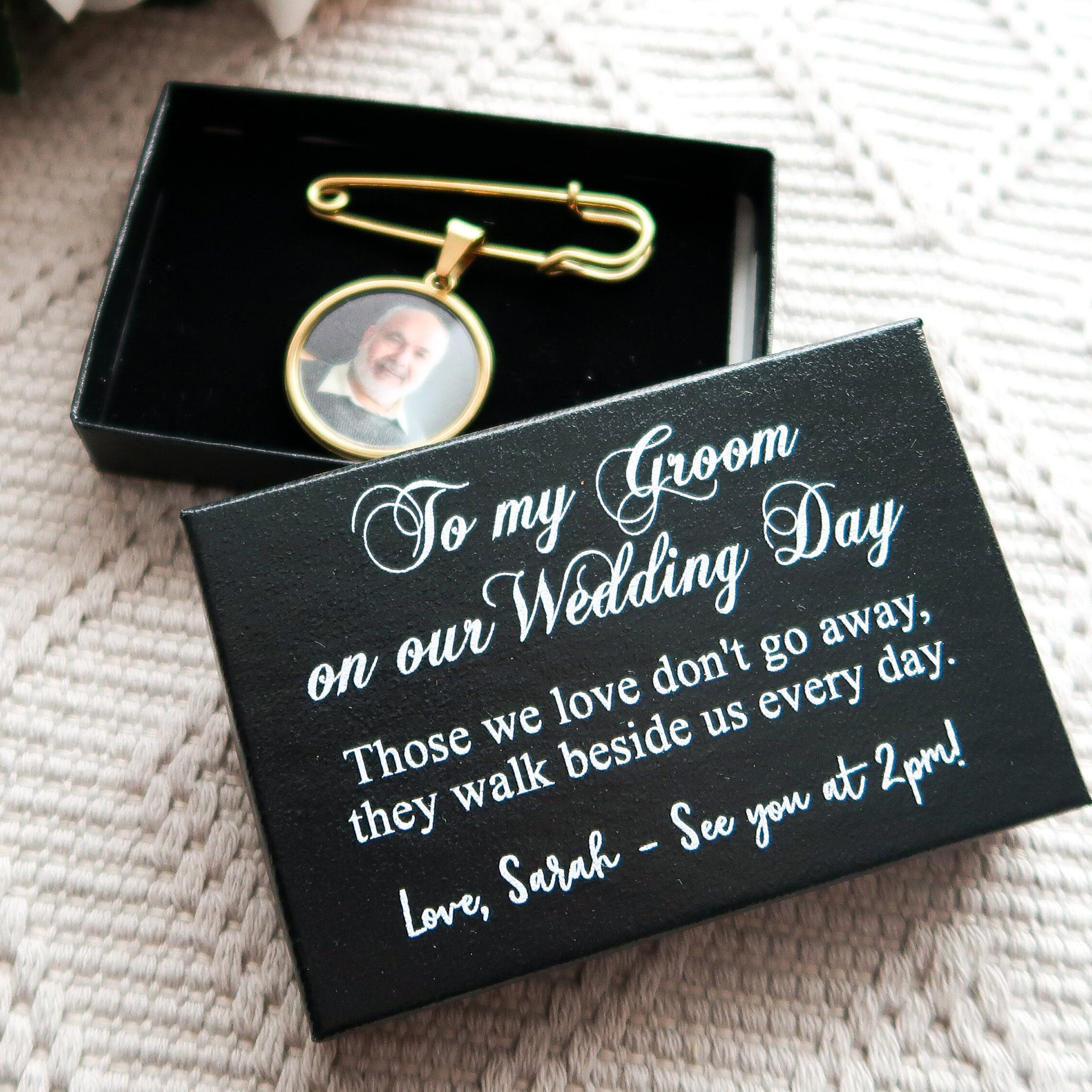 Groom Gift - Wedding Lapel Pin - Custom Photo Lapel Pin - Boutonniere Photo Charm - Lapel Pin with Pictures - Custom Photo Gift for Fiance