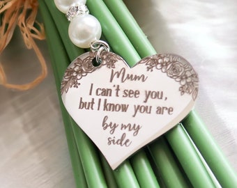 Bride Wedding Bouquet Charm - Bouquet Charm Memorial Customised