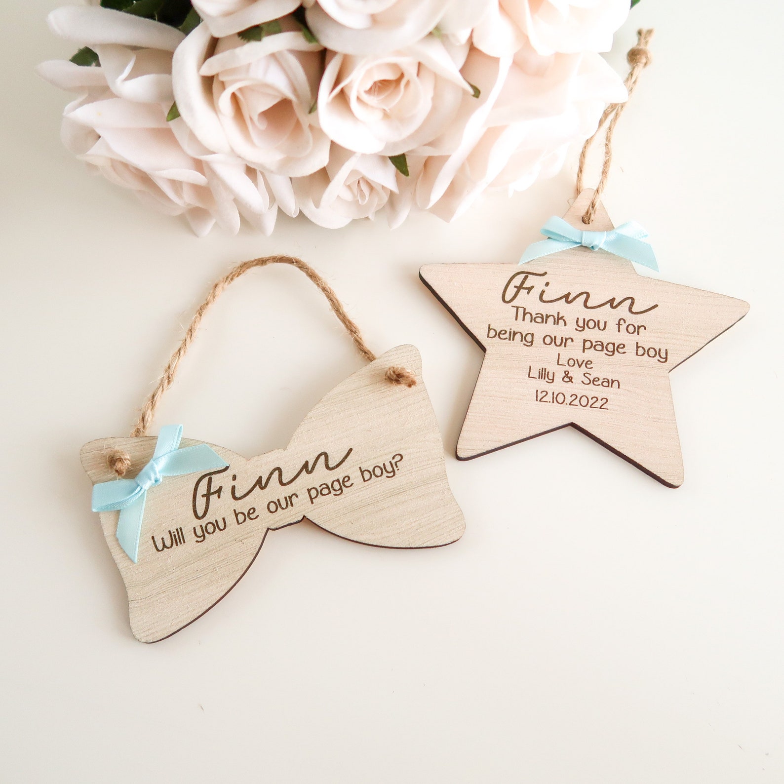 Page Boy Sign / Page Boy Proposal Idea / Gift for Son From - Etsy