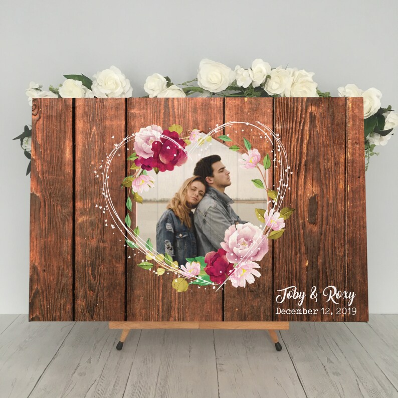 Alternative Guest Book With Picture Frame Etsy UK