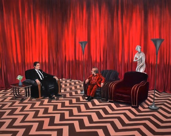 The Black Lodge, Twin peaks Oil Painting