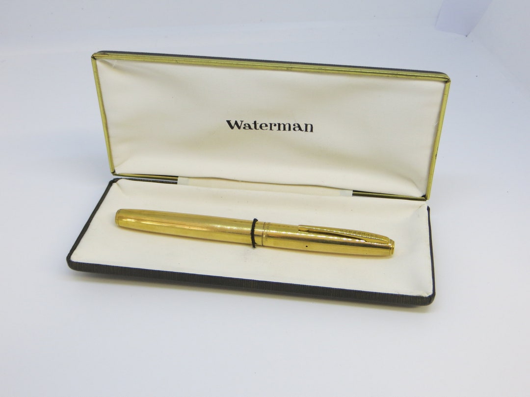 Watermans Gold Ideal Fountain Pen Gold 585 Ideal Nib Etsy