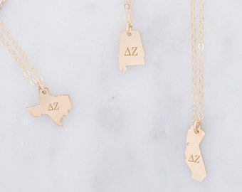 Lex & Lu LogoArt Gold Plated Sterling Silver Zeta Tau Alpha Sm Enamel Pend w/Necklace LAL158442 Lex & Lu LogoArt Gold Plated Sterling Silver Zeta Tau Alpha Sm Enamel Pend w/Necklace LAL158442
