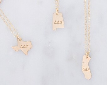 tri delta necklace