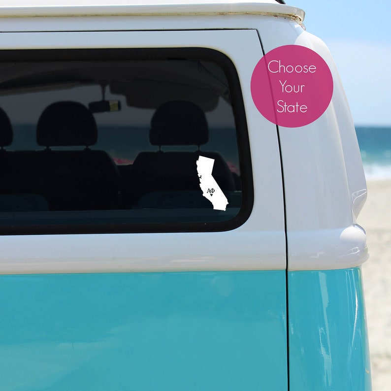 Alpha Phi Stickers APhi Car Decal A Phi Vinyl Decal Pack Alpha Phi Decal Pack Sorority Decal Set of 6 Laptop Decal APhi Decal