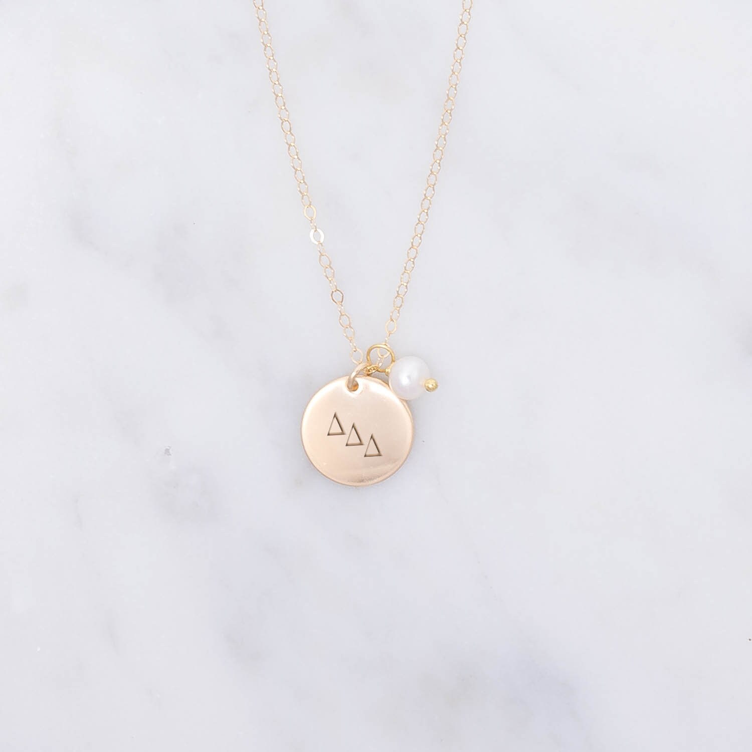 tri delta necklace
