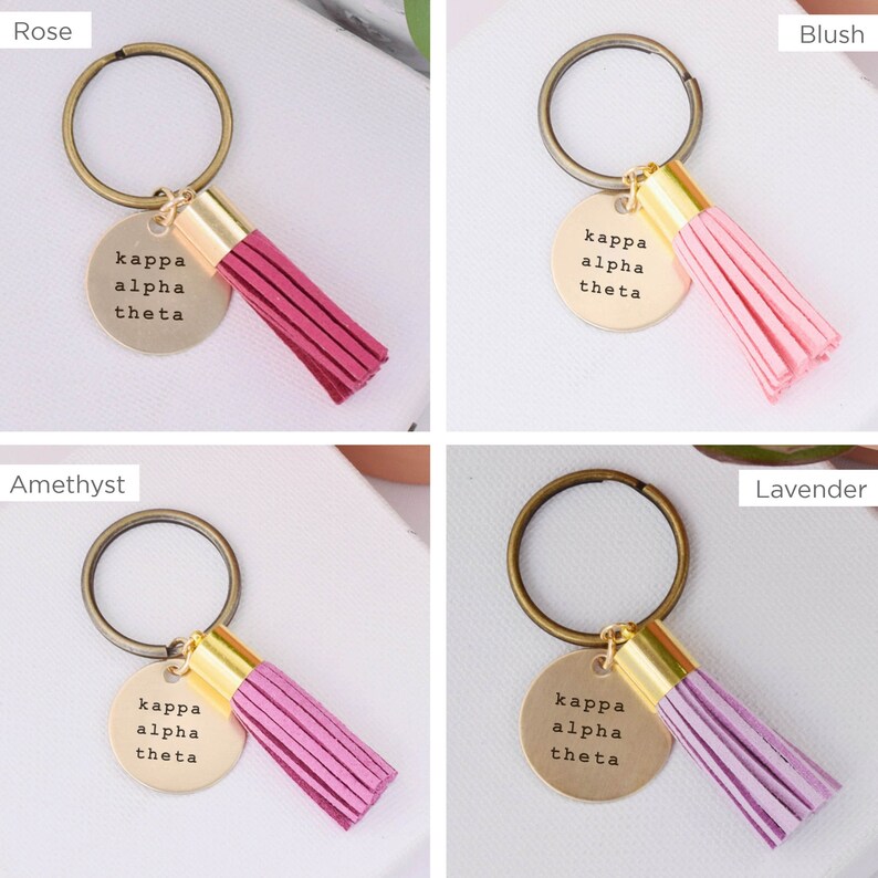 Kappa Alpha Theta Sorority Keychain Theta Sorority Key ...