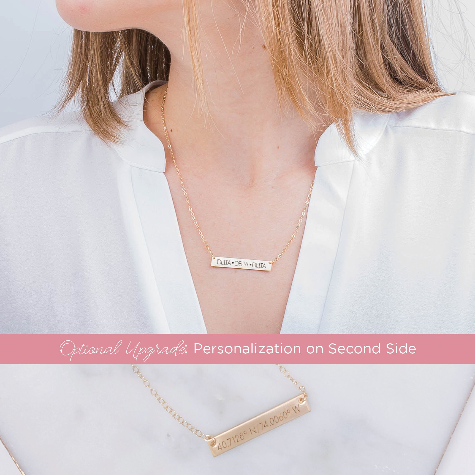 tri delta necklace