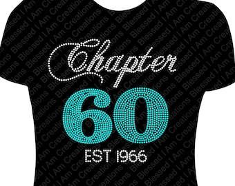 Camiseta de diamantes de imitación para 60 cumpleaños: camiseta personalizada con fecha EST y brillo
