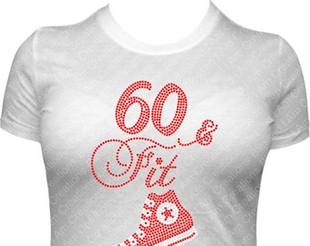 Camisa con diamantes de imitación 60 & Fit