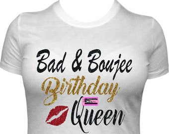 Download Bad and Boujee Birthday Queen Swirls Instand Download PNG ...