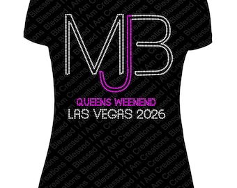 Camiseta personalizada con pedrería de MJB: Camiseta brillante de Mary J. Blige