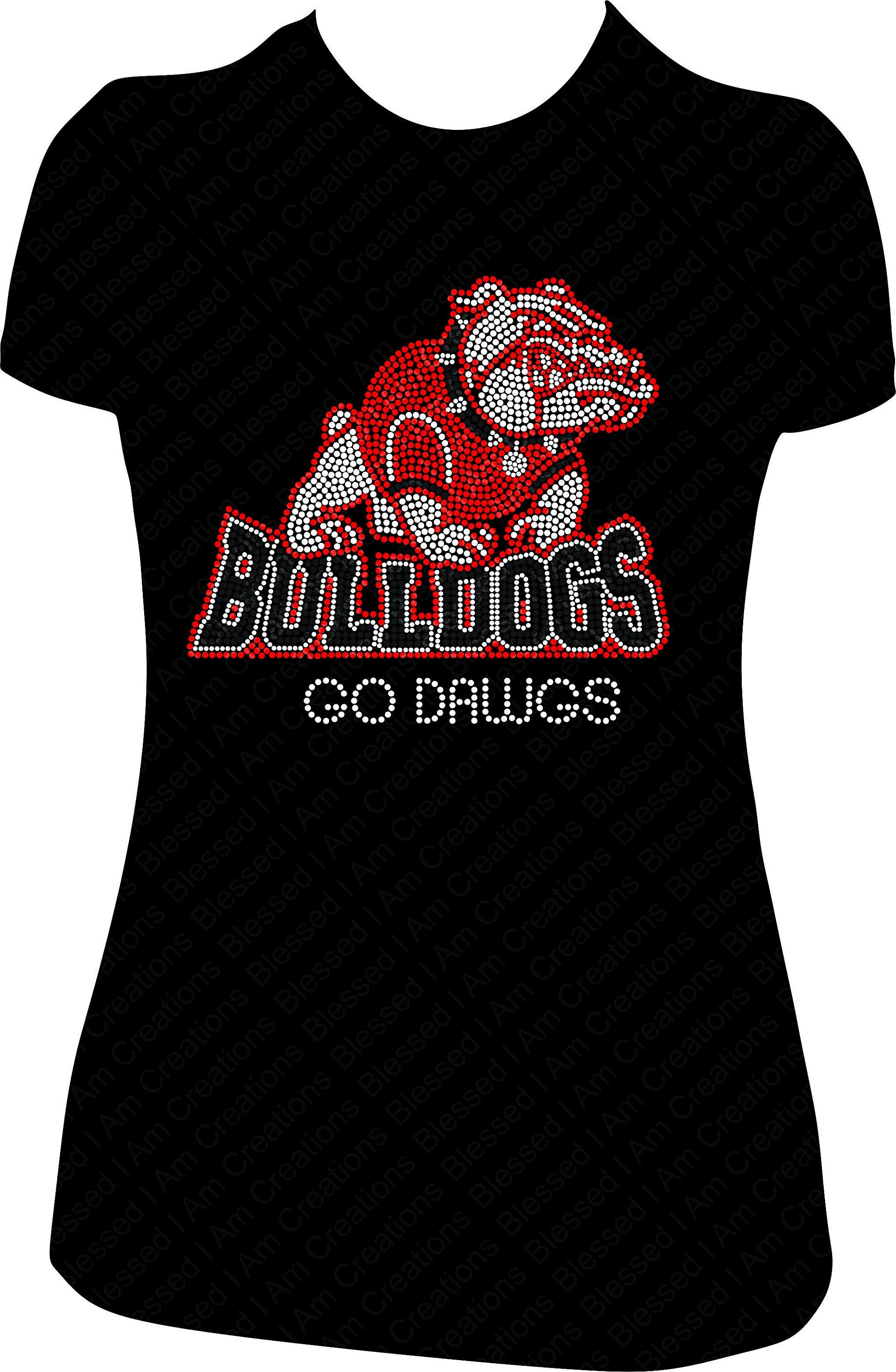 georgia bulldog bling shirts