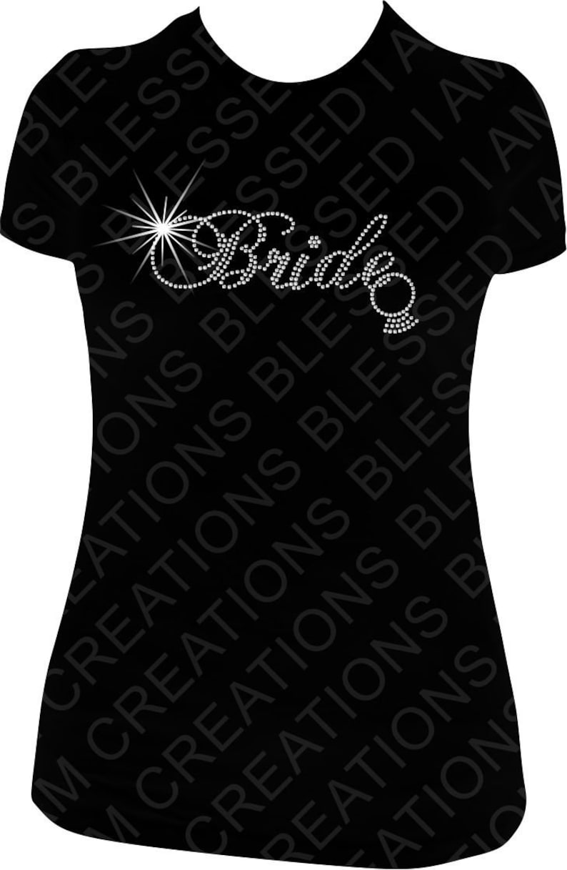 black bride shirt