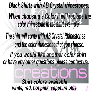 Simply Blessed Rhinestone Shirt: Swirl Bling Tee image 6